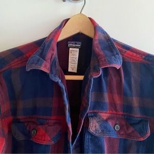 Men’s M Patagonia flannel shirt thick organic cotton